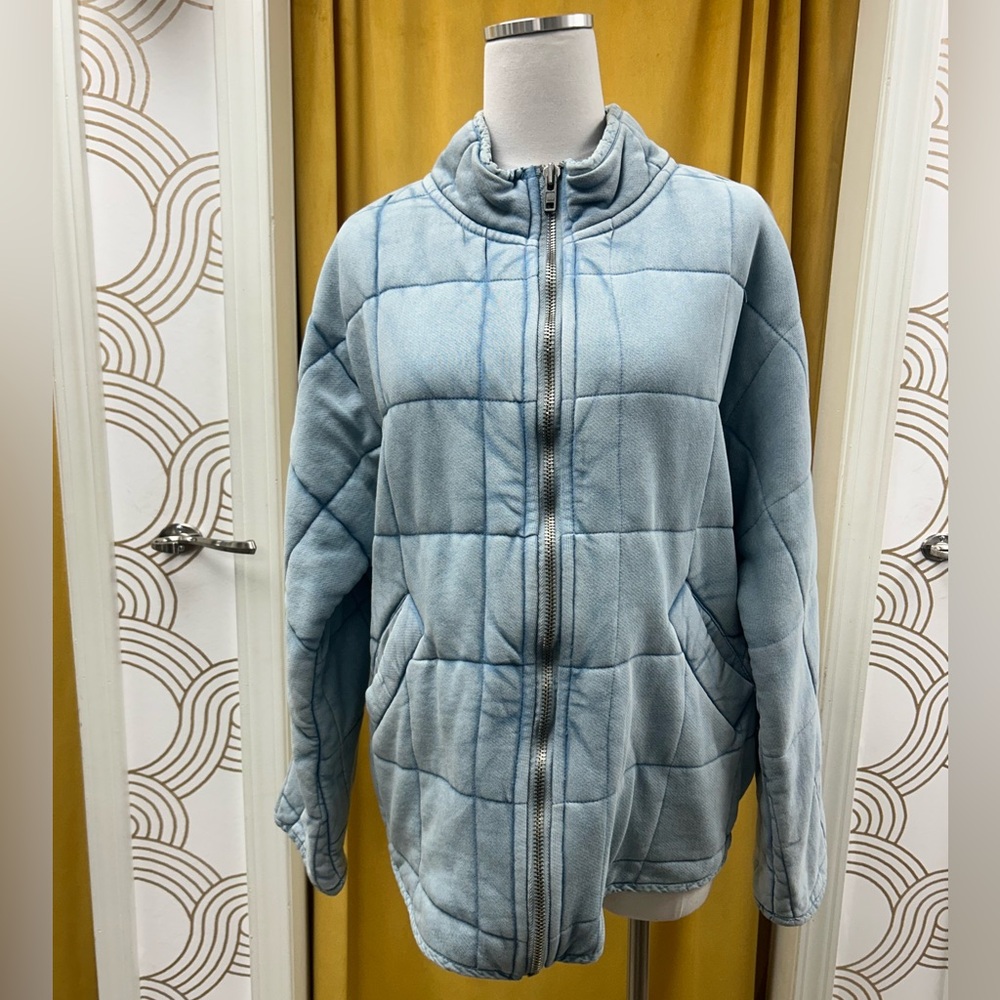Free People Dolman Quilted Knit Jacket